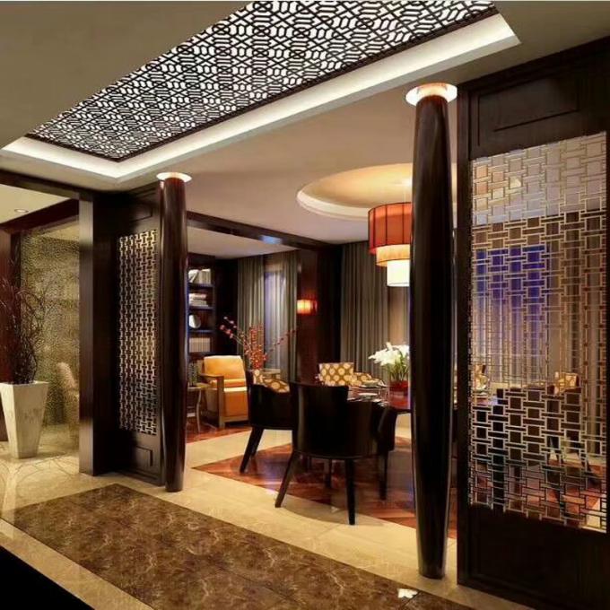 Pintura de paisagem estilo chinês High-End personalizado tela de metal de aço inoxidável 7