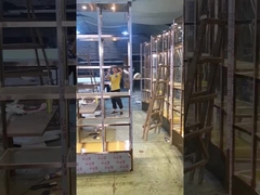 Armário de vinho Bar Móveis de sala de estar Vitrine de exibição de vinho Expositor de geladeira