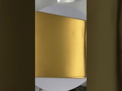 Espelho vermelho ouro folhas de aço inoxidável-