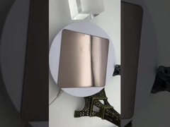 Café espelho ouro aço inoxidável...