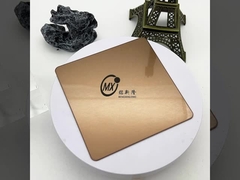 Chapa de aço inoxidável de bronze de vibração