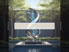 Fabricantes de esculturas de aço inoxidável 316L