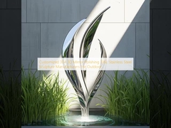 Fabricantes de esculturas de aço inoxidável para exterior