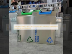 Resíduos de aço inoxidável podem ser personalizados produtos metálicos de aço inoxidável para exterior