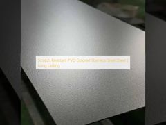 Chapa de aço inoxidável de cor PVD resistente a arranhões, de longa duração.