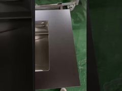 Cozinha em aço inoxidável