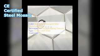 Qualidade de exportação de mosaico de aço inoxidável com certificação CE