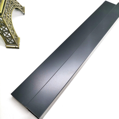 Matte Black Stainless Steel Tile soprado grânulo para aparar o metal 15mm 2000mm 3050mm