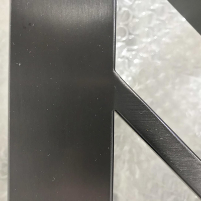 Hairline Decorative Metal Wall Panels Interior PVD Plated Antiwear