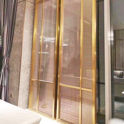 Bom preço A tela de aço inoxidável interna de W450mm H2800mm divide a linha fina decorativa dos painéis do metal on-line