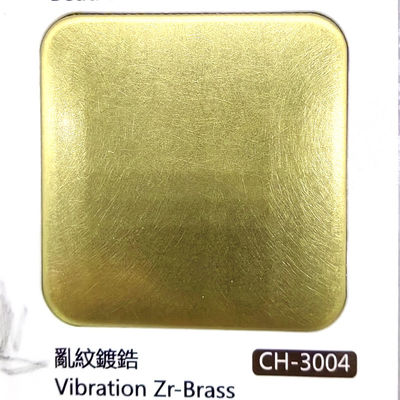 Bom preço Folha de aço inoxidável decorativa da cor 2023 com processo múltiplo do Zr-bronze da vibração das cores para o tamanho personalizado on-line
