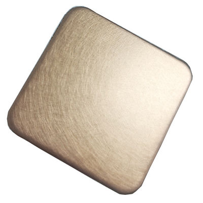 Bom preço Folha personalizada de aço inoxidável decorativa da cor das vendas diretas de 300 fabricantes do cobre da vibração da série on-line