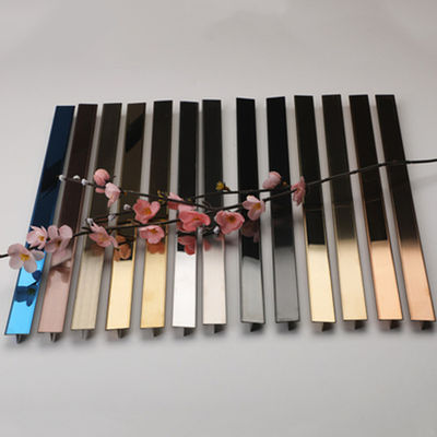 Bom preço Trim de aço inoxidável de espelho de ouro on-line