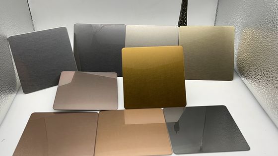 Bom preço Fabricação sob medida Partes de aço inoxidável bobina bronze Coloful on-line