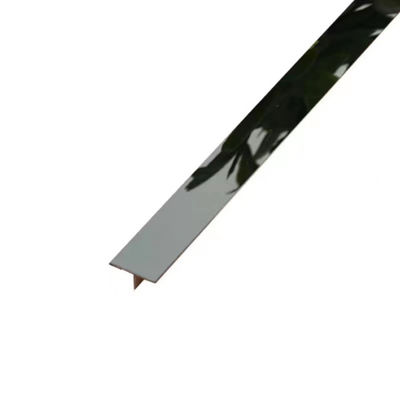 Bom preço Black Gold Mirror 8K 304 Stainless Steel T Trim Strips For Wall Interior on-line