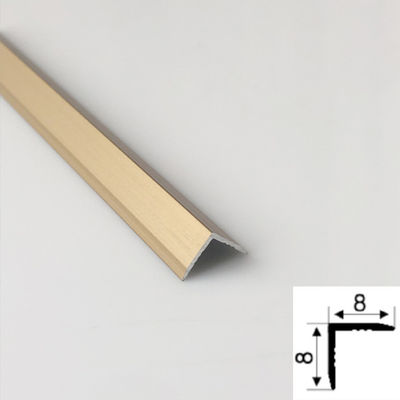 Bom preço 304 Customizado V-Forma cor de ouro linha de cabelo escovado de aço inoxidável Trim 201 aço inoxidável azulejos de borda Trim para parede on-line