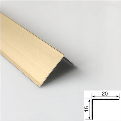 Gold Bronze Brushed V Cutting Shape 304 Stainless Steel Trim Strips For Villa Decoration