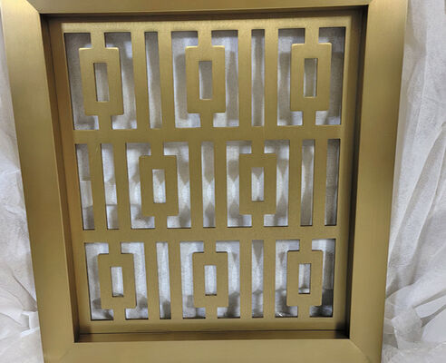 Bom preço Laser Cutting Patterned Matte Rose Gold Stainless Steel Screen&Partition For Hotel Dividers On-line