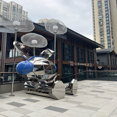 Stainless Steel Sculptures & Artwork Polished Stainless Steel 304 Grade