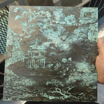 Bom preço 4x8 Ft 4x10 Ft Metal Retro Design 304 201 316 L Decoração de parede Chapa de aço inoxidável on-line