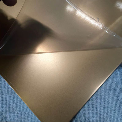 Bom preço 201 304 316 Rosa de Ouro Parede revestimento exterior Decoração Cor Chapa de aço inoxidável on-line