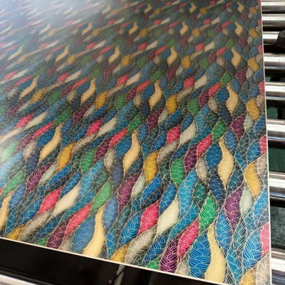 Bom preço Novo Design Projeto de Engenharia Colorido Decoração de Aço Inoxidável Antico Painel de Finalização de Aço Inoxidável Chapa Distressed on-line