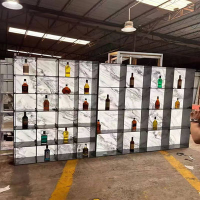 Bom preço Sus304 201 316 High End Customização Armário de Vinhos Display Lojas Especializadas Com LED on-line