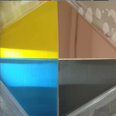 Bom preço Grau 304 201 316 430 Revestimento de parede decorativo de chapa de aço inoxidável para design de interiores on-line