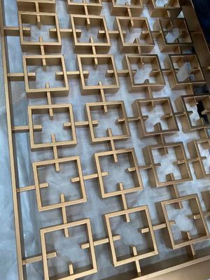 Bom preço Design de corte a laser de tela de divisor de quarto de aço inoxidável personalizado on-line