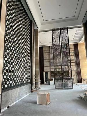 Bom preço Painel de parede de aço inoxidável 3D Design contemporâneo gravado a laser on-line