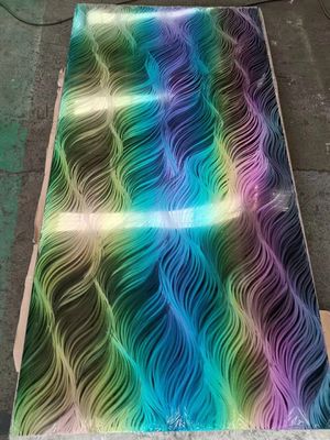 Bom preço Colorful Gradient Stainless Steel Plate - Modern Art Decoration And Personalized Design on-line