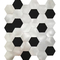 Telhas de mosaico de alumínio 12*12in antiferrugem de Hexago do metal da vibração