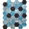 Telhas de mosaico de alumínio 12*12in antiferrugem de Hexago do metal da vibração