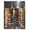 Armários de aço inoxidável de bronze do vinho do ODM 24 refrigeradores AC240V do vinho da polegada