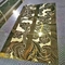Folha de aço inoxidável gravada feita sob encomenda da cor do ouro do espelho 8K para o elevador