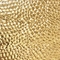 A cor do ouro gravou o teste padrão de aço inoxidável do favo de mel da folha