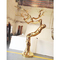 O espelho dado forma tronco lustrou o ODM de aço inoxidável do titânio do ouro PVD da escultura