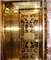 A resistência de desgaste coloriu a decoração de aço inoxidável do hotel da placa do espelho gravura a água-forte do ouro da folha