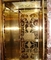 A resistência de desgaste coloriu a decoração de aço inoxidável do hotel da placa do espelho gravura a água-forte do ouro da folha