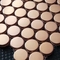 Caixa de aço inoxidável Wall Tiles do contador da barra do mosaico do metal circular da partícula pequena 375 x 363mm