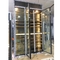 Moderno de aço inoxidável Minimalista Salão de estar gabinete de exibição Casa Porta de vidro gabinete de vinho