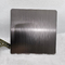 linha fina de aço inoxidável escovada preta da folha de 0.35mm