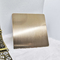 Inclinar-linha titânio do chapeamento da folha PVD de Champagne Gold Color Stainless Steel