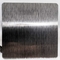 A folha de aço inoxidável PVD da cor do preto da linha fina do cetim SS430 revestiu