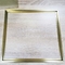 A guarnição de aço inoxidável limpando com jato de areia de bronze do Zr descasca 0.4mm para a mobília decorativa