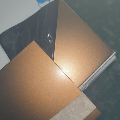 Bom preço a areia de 316L PVD soprou a folha de aço inoxidável colorida 1000*2000mm de cobre vermelho on-line