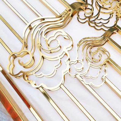 Bom preço divisor de sala espelhado da tela de 500*3000mm AISI 316 separação de aço inoxidável interno on-line