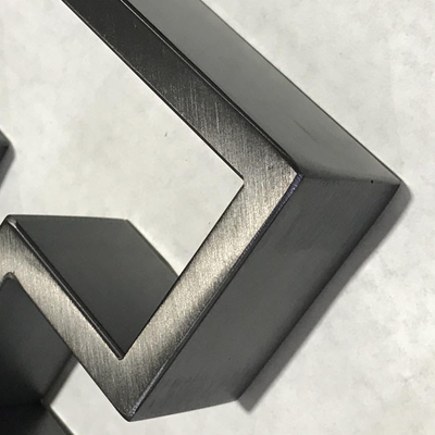 Hairline Decorative Metal Wall Panels Interior PVD Plated Antiwear