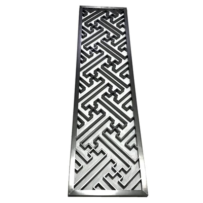 Hairline Decorative Metal Wall Panels Interior PVD Plated Antiwear