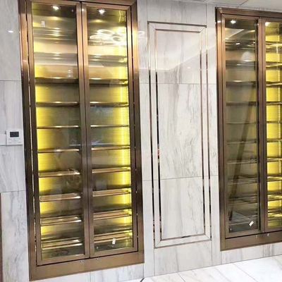 Bom preço Impressão digital de aço inoxidável dos armários 50Hz 220V do vinho do refrigerador do compressor anti on-line